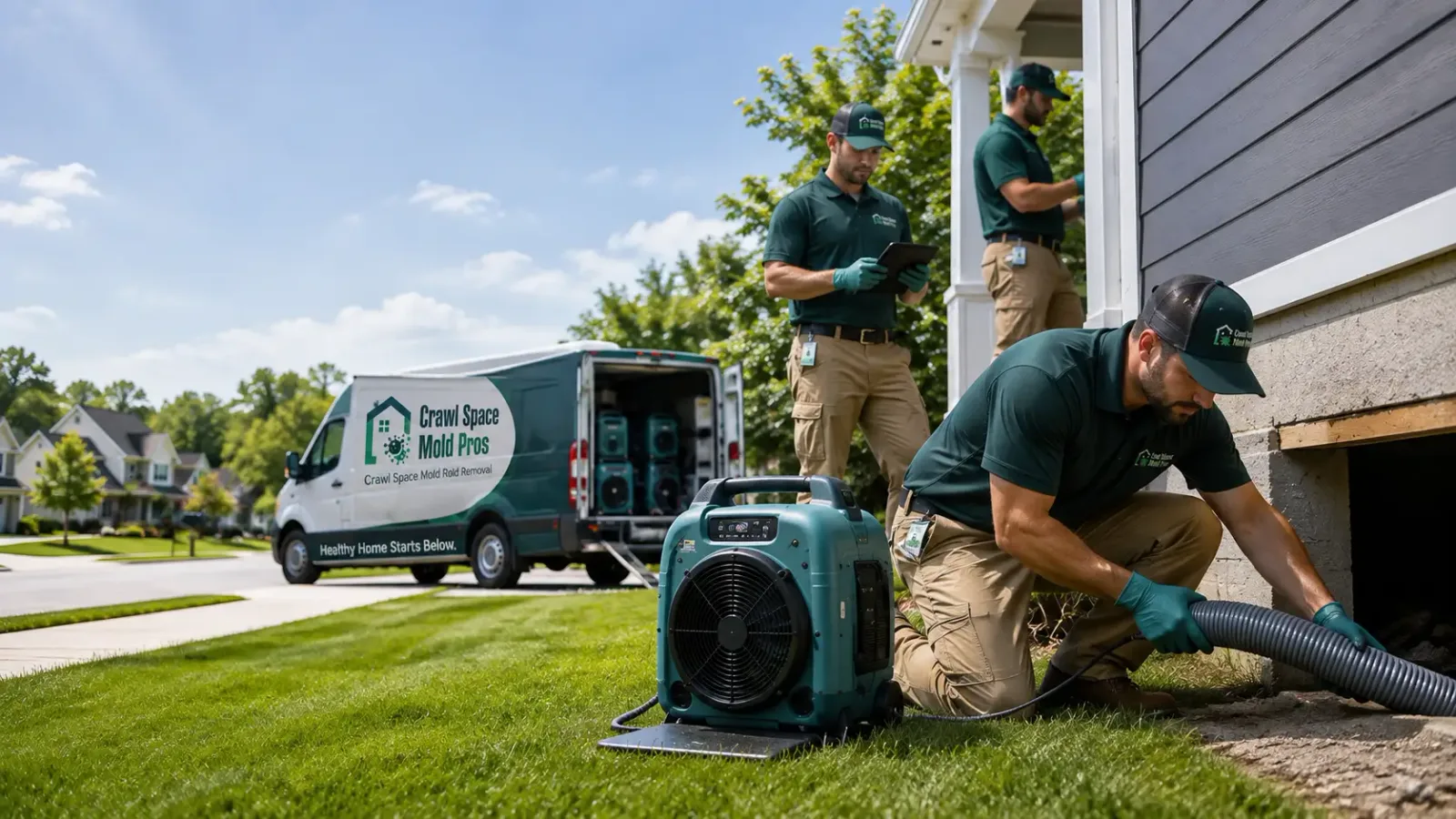 Crawl Space Mold Removal in Dresden, OH